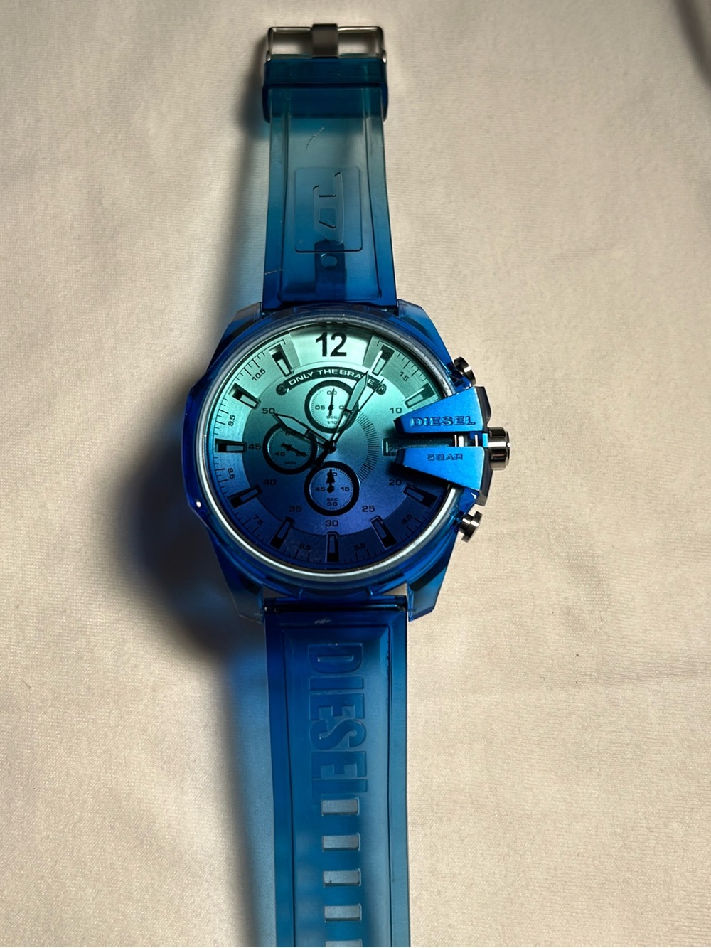 Diesel Mega Chief Blue Chronograph Watch DZ4531